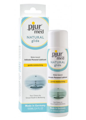 Нейтральный лубрикант на водной основе pjur MED Natural glide - 100 мл.