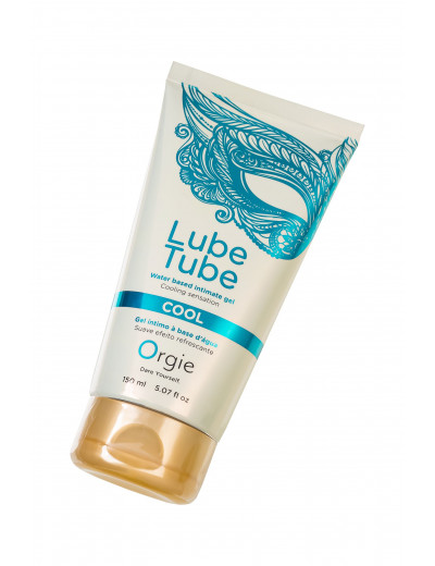 Интимный гель на водной основе Lube Tube Cool с охлаждающим эффектом - 150 мл.