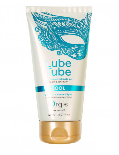 Интимный гель на водной основе Lube Tube Cool с охлаждающим эффектом - 150 мл.