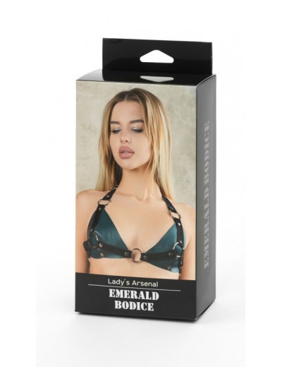 Изумрудный лиф с колечками Emerald Bodice