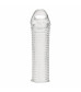 Текстурированная насадка на пенис Clear Textured Penis Enhancing Sleeve Extension - 16,5 см.