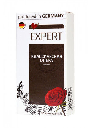 Гладкие презервативы Expert  Классическая опера  - 12 шт.