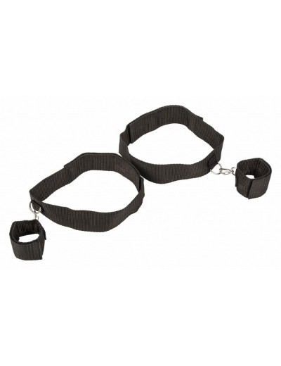 Оковы на цепочке Bondage Collection Thigh and Wrist Cuffs