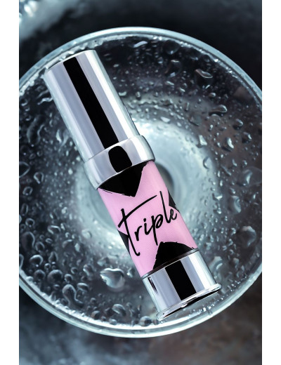 Возбуждающий гель с эффектом вибрации и охлаждения Triple X 3 in 1 Unisex Pleasure Enhancer Gel - 15 мл.