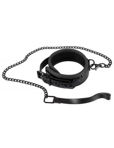 Ошейник и поводок с геометрическим узором Collar with Leash