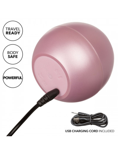 Розовый вибромассажер Opal Smooth Massager