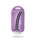 Фиолетовый фаллоимитатор Beaded G-Spot - 17 см.