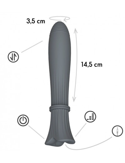 Темно-серый пульсатор Gita - 20 см.