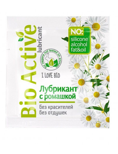 Саше лубриканта на водной основе Bio Active - 3 гр.