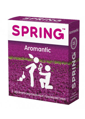 Ароматизированные презервативы SPRING AROMANTIC - 3 шт.