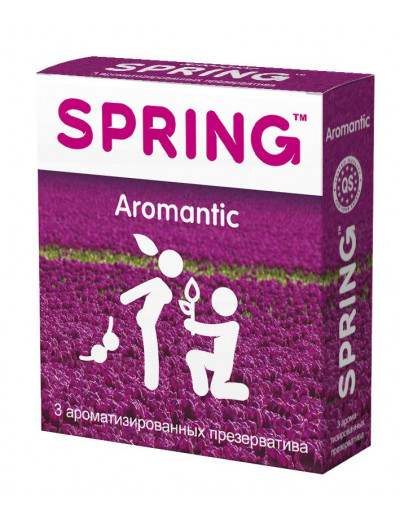 Ароматизированные презервативы SPRING AROMANTIC - 3 шт.