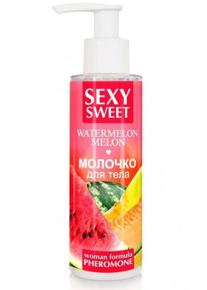 Молочко для тела с феромонами и ароматом дыни и арбуза Sexy Sweet Watermelon Melon - 150 гр.