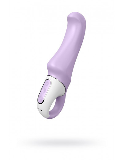 Сиреневый вибратор Satisfyer Charming Smile - 18,5 см.