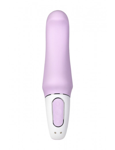 Сиреневый вибратор Satisfyer Charming Smile - 18,5 см.