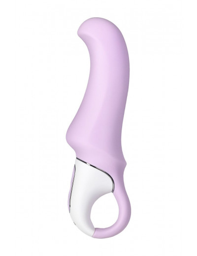 Сиреневый вибратор Satisfyer Charming Smile - 18,5 см.