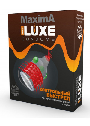 Презерватив LUXE Maxima «Контрольный выстрел» - 1 шт.