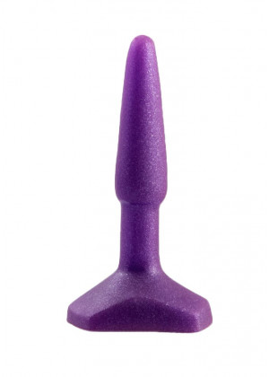 Фиолетовый анальный стимулятор Small Anal Plug Purple - 12 см.