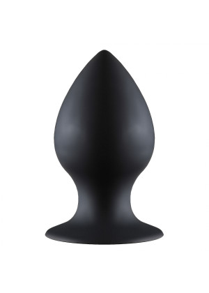 Чёрная анальная пробка Thick Anal Plug Large - 11,5 см.