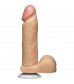 Телесный фаллоимитатор The Realistic Cock 8” with Removable Vac-U-Lock Suction Cup - 22,3 см.