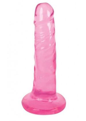 Розовый фаллоимитатор Slim Stick Dildo - 15,2 см.