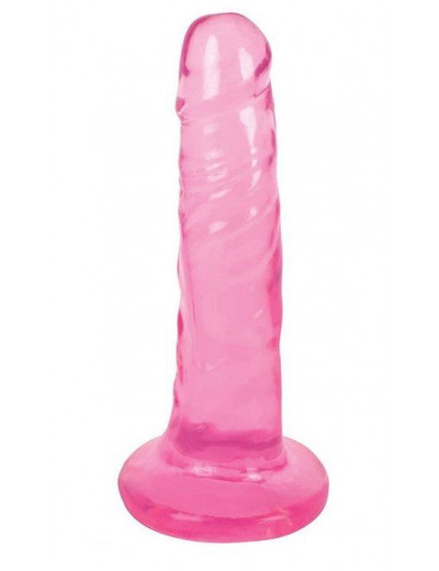 Розовый фаллоимитатор Slim Stick Dildo - 15,2 см.