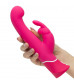 Розовый вибратор-кролик G-Spot Rechargeable Rabbit Vibrator - 24,1 см.