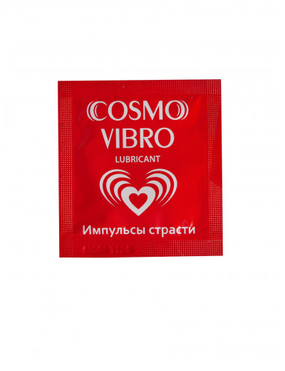 Саше женского стимулирующего лубриканта на силиконовой основе Cosmo Vibro - 3 гр.