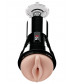 Телесный вибромастурбатор-вагина Cock Compressor Vibrating Stroker