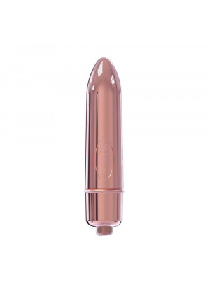 Розовая гладкая вибропуля So Divine Halo Bullet Vibrator - 8 см.