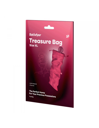 Розовый мешочек для хранения игрушек Treasure Bag XL