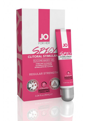 Возбуждающий гель для клитора сильного действия JO SPICY CLITORAL GEL - 10 мл.