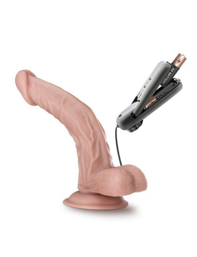 Телесный вибратор-реалистик Dr. Sean 8 Inch Vibrating Cock - 20,3 см.