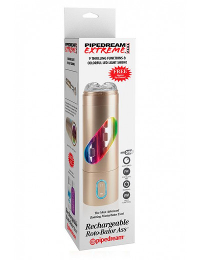 Перезаряжаемый мастурбатор-анус Extreme Toyz Rechargeable Roto-Bator Ass