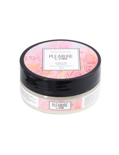 Массажный крем Pleasure Lab Delicate с ароматом пиона и пачули - 50 мл.