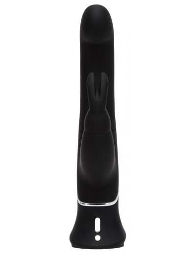 Черный вибратор-кролик G-Spot Stroking Vibrator - 24,2 см.