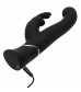 Черный вибратор-кролик G-Spot Stroking Vibrator - 24,2 см.