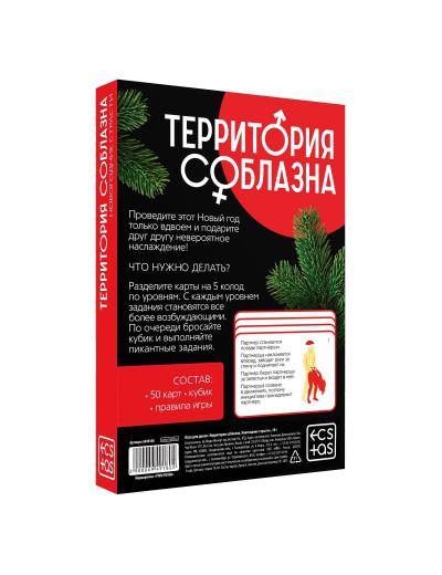 Игра для двоих «Территория соблазна. Новогодние страсти»