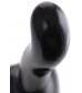 Черный стимулятор для пар P G-Spot Dildo Size L - 19 см.