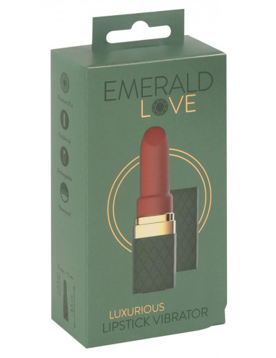 Зеленый вибратор-помада Luxurious Lipstick Vibrator