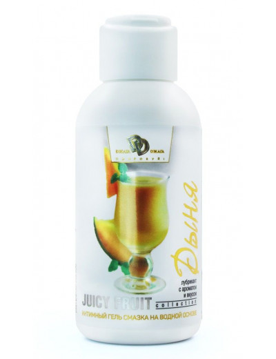 Интимный гель на водной основе JUICY FRUIT с ароматом дыни - 100 мл.