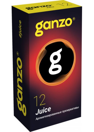 Ароматизированные презервативы Ganzo Juice - 12 шт.