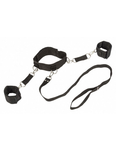 Ошейник с наручниками Bondage Collection Collar and Wristbands One Size