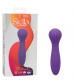 Фиолетовый вибромассажер Stella Liquid Silicone “O” Wand - 17,75 см.