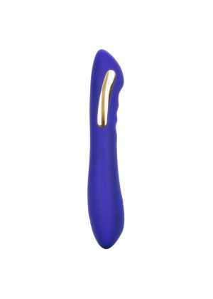 Фиолетовый вибратор с электростимуляцией Intimate E-Stimulator Petite Wand - 18,5 см.