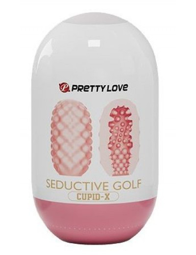 Розовый мастурбатор-яйцо Seductive Golf