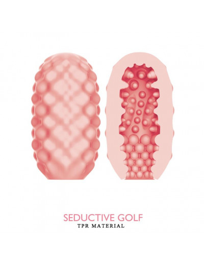 Розовый мастурбатор-яйцо Seductive Golf