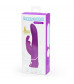 Лиловый вибратор-кролик Curve Rechargeable Rabbit Vibrator - 25,4 см.