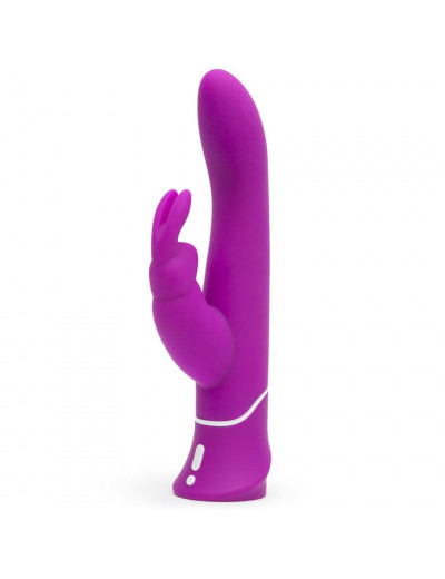 Лиловый вибратор-кролик Curve Rechargeable Rabbit Vibrator - 25,4 см.