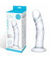 Стеклянный фаллоимитатор из стекла 7’’ Curved Realistic Glass Dildo With Veins - 15,9 см.