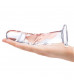 Стеклянный фаллоимитатор из стекла 7’’ Curved Realistic Glass Dildo With Veins - 15,9 см.